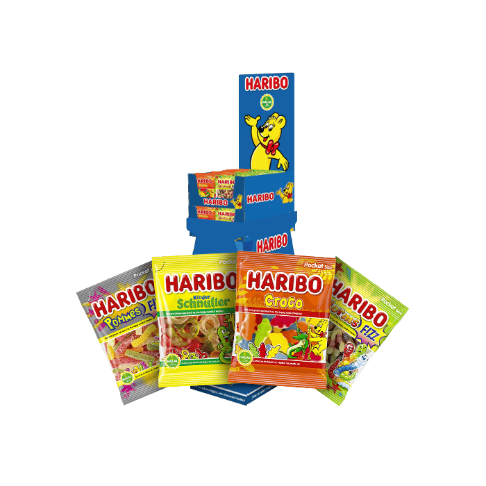 Haribo Halal Big Pack 72 bags - Distribución Mayorista