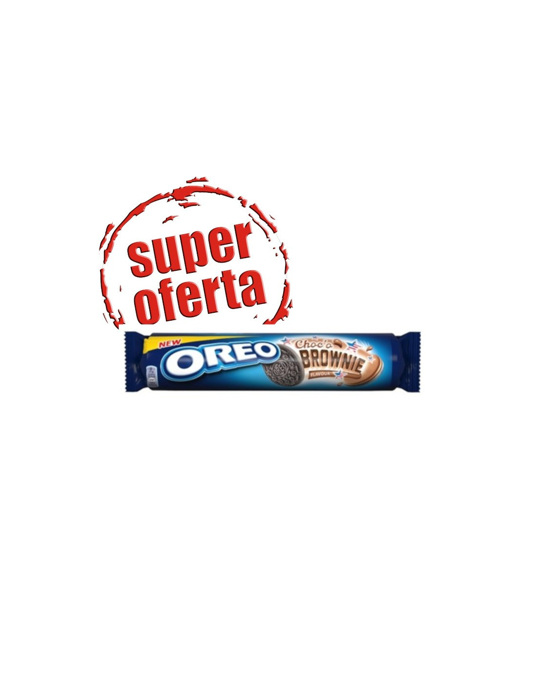 Oreo Brownie Roller 154g-Distribuição por Atacado.