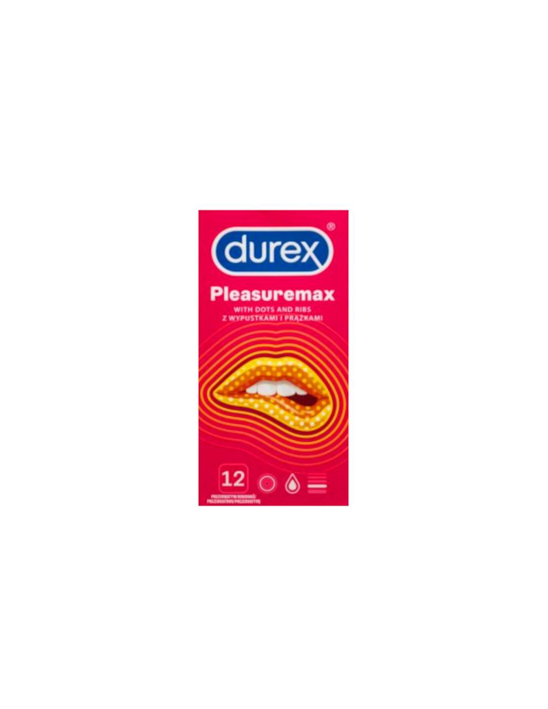 Durex Pleasuremax 12 uds.-Distribución Mayorista