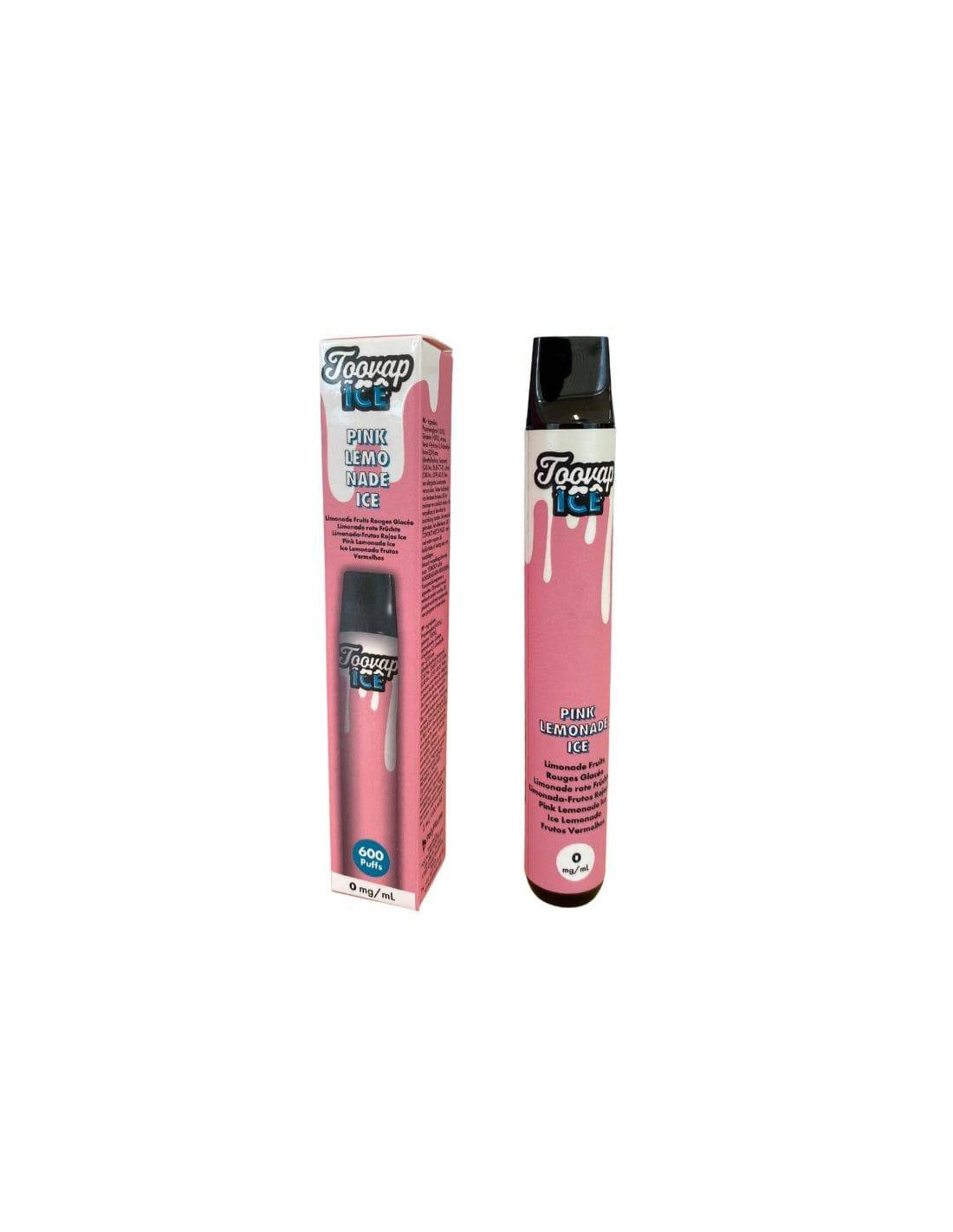 Cigarette électronique Toovap Sans Nicotine Pink Lemonade - Distribution