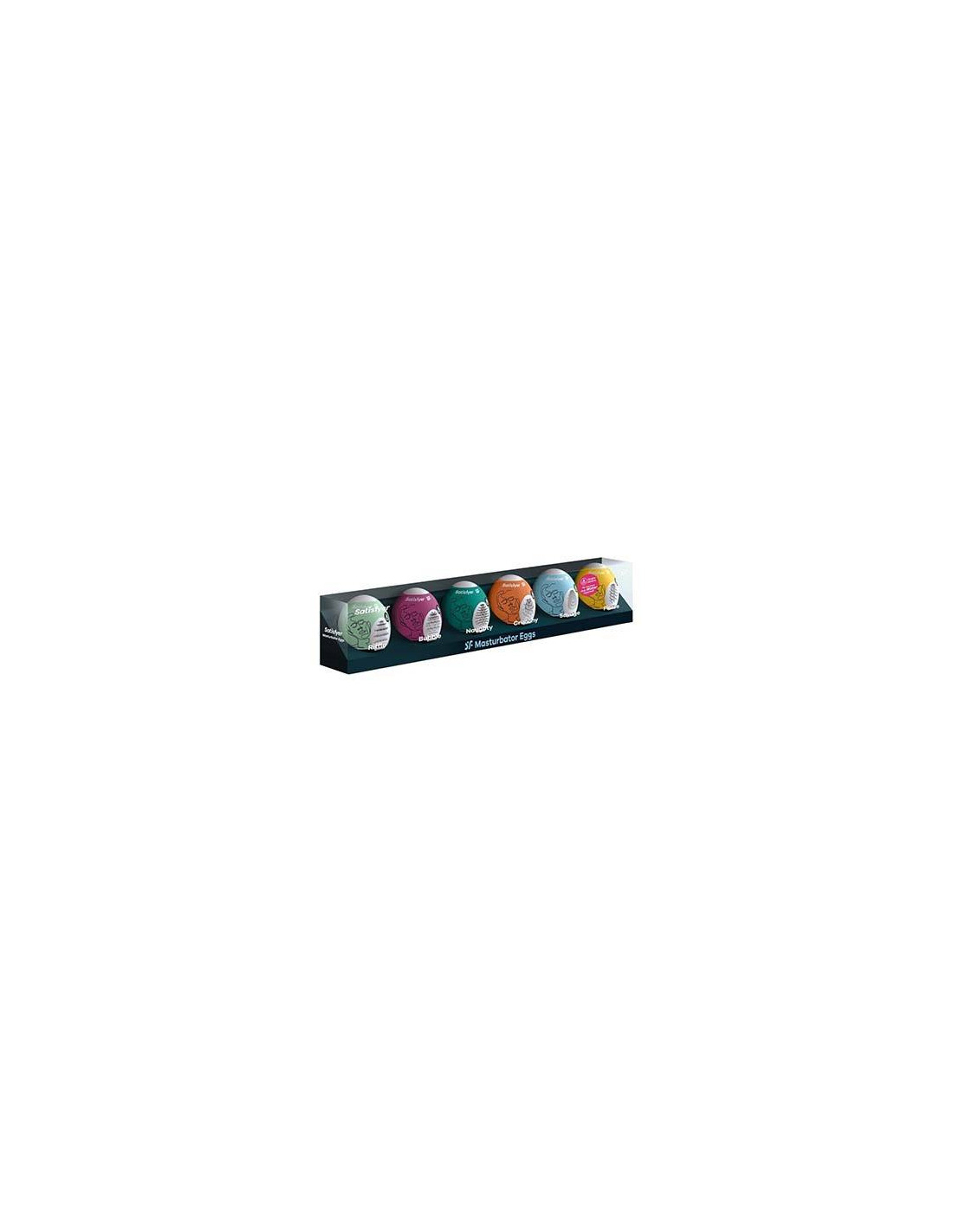 Pack de 6 Huevos Masturbadores Satisfyer - Distribución Mayorista