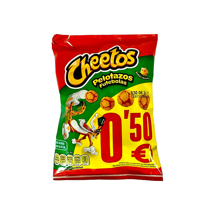 Cheetos Pelotazos markiert mit 0,50 € 36 g – Distribución Mayorista