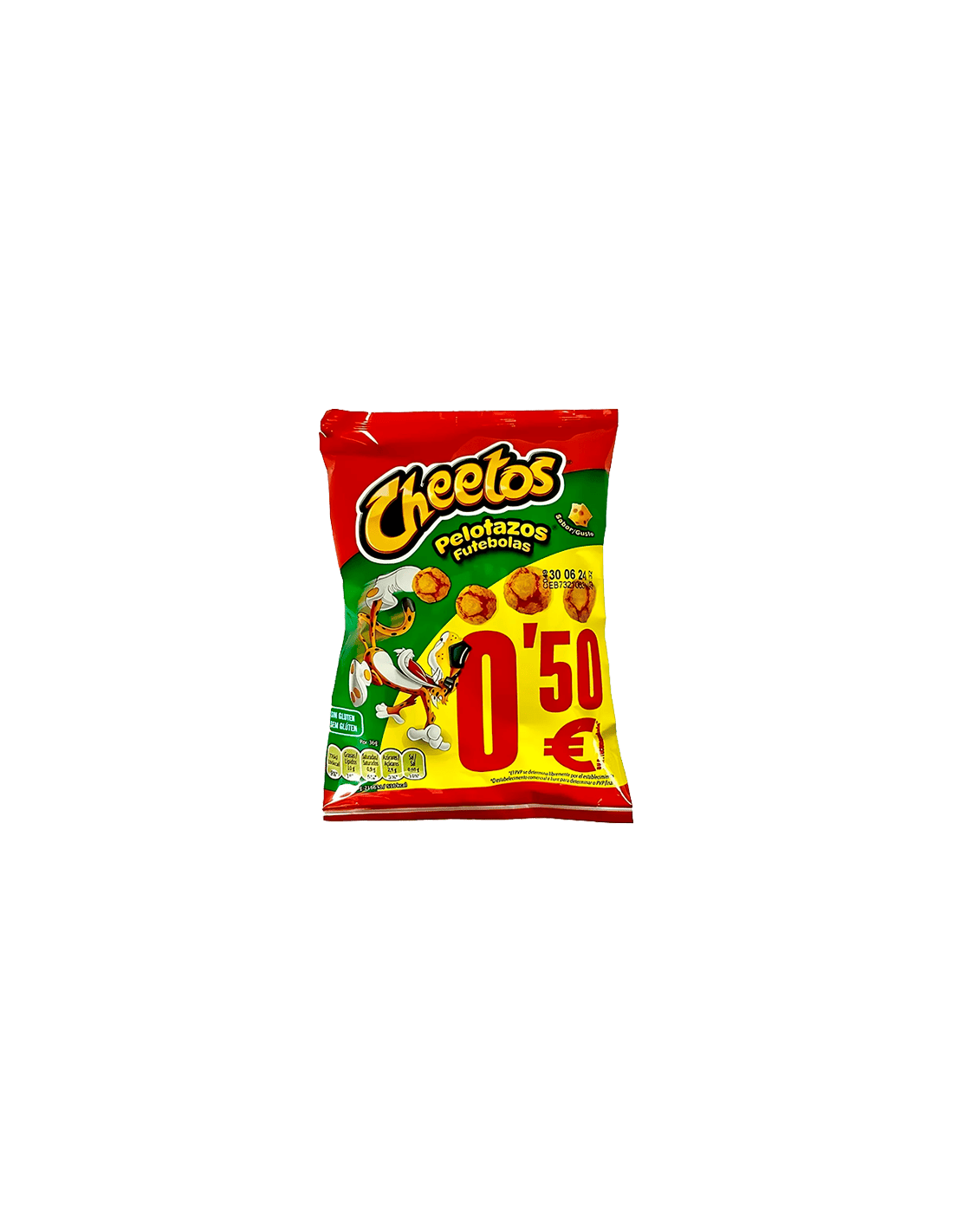 Cheetos Futebolas Marcado 0.50€ 36g  - Distribución Mayorista