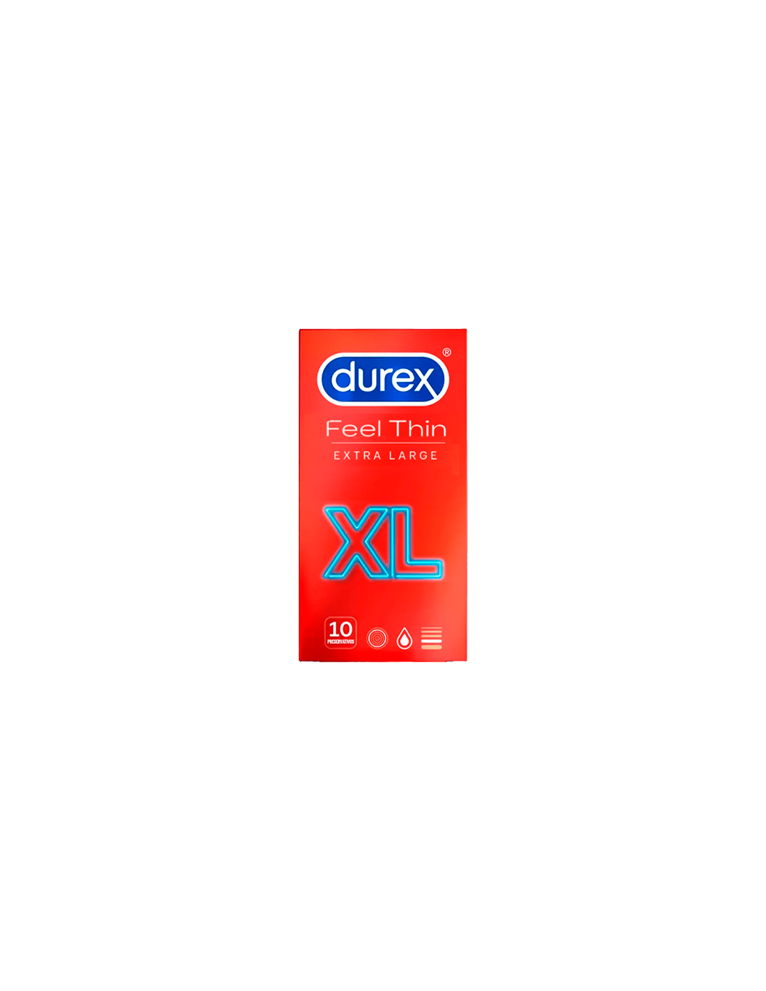 Durex Feel Thin XL 10 uds - Distribución Mayorista