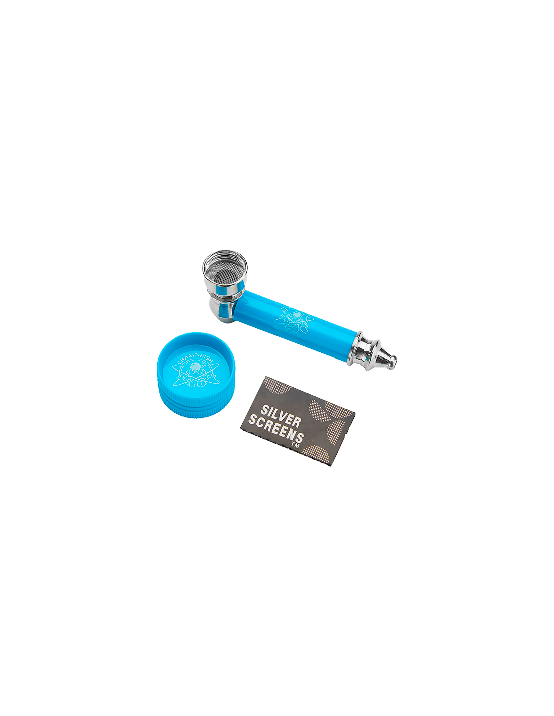 Pipa Mini Metal Champ High + Mini Grinder