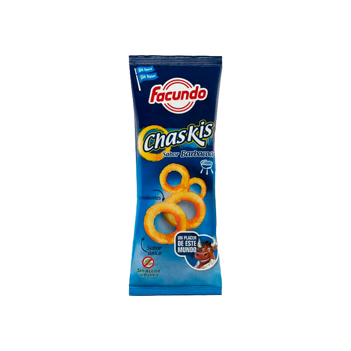 Chaskis Barbacoa 50g-Distribución Mayorista