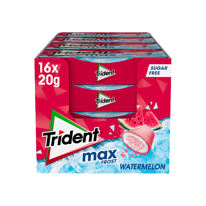 Trident Max Sandía Gragea 20g - Distribución Mayorista