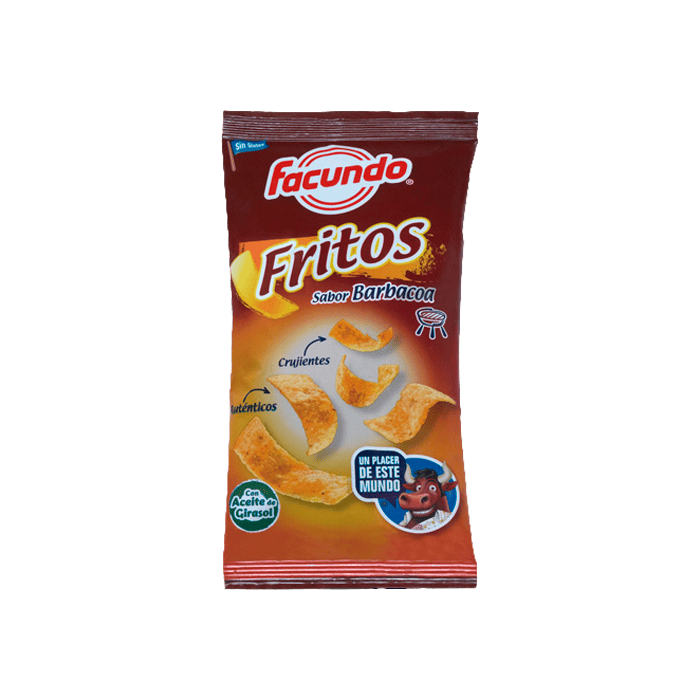 Fritos Barbacoa 60g-Distribución Mayorista