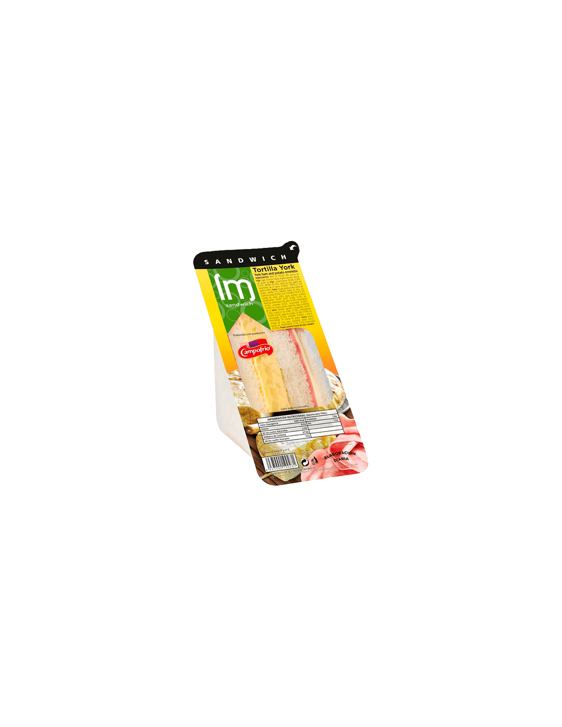 Sandwich Clásico York y Tortilla 150g - Distribución Mayorista
