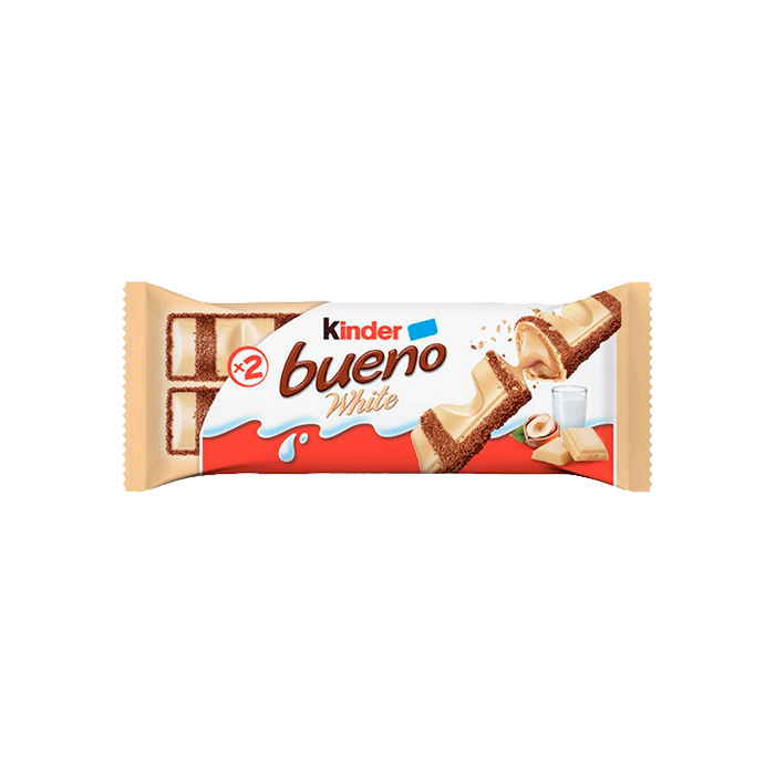 Kinder Bueno Blanco 39g-Distribución Mayorista