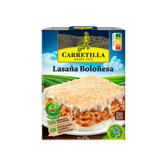 Lasagne Bolognese 375g Carretilla-Distribución Mayorista