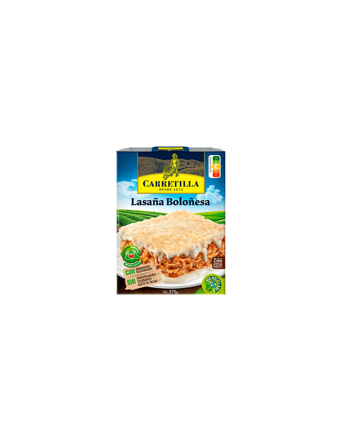 Lasagne Bolognese 375g Carretilla-Distribución Mayorista