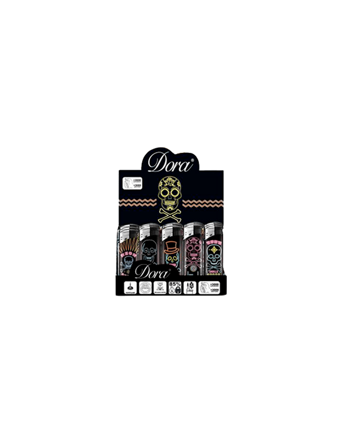 Dora Lighter Assorted Colors - Distribución Mayorista