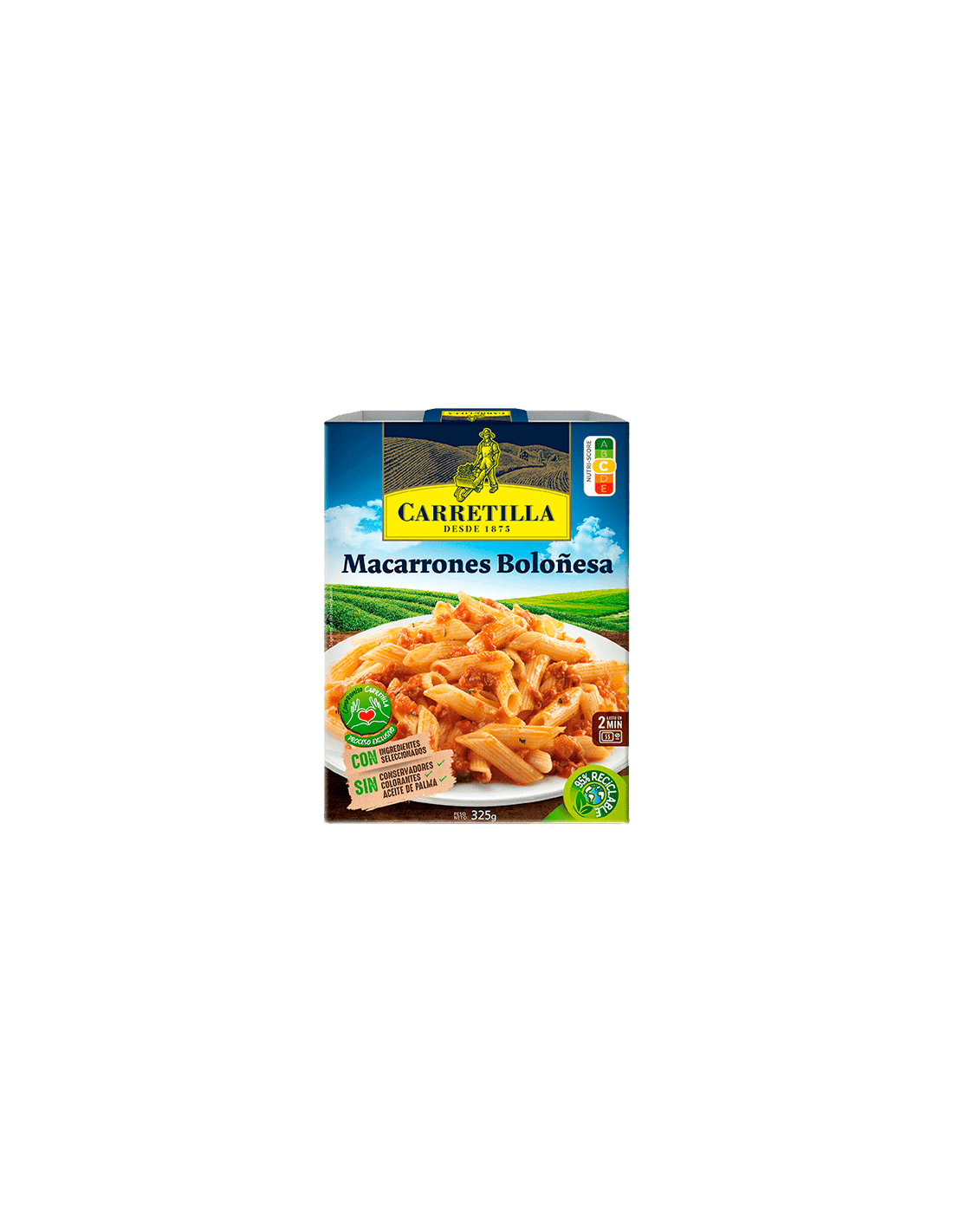 Macarrão Bolonhesa 325g Carretilla-Distribución Mayorista