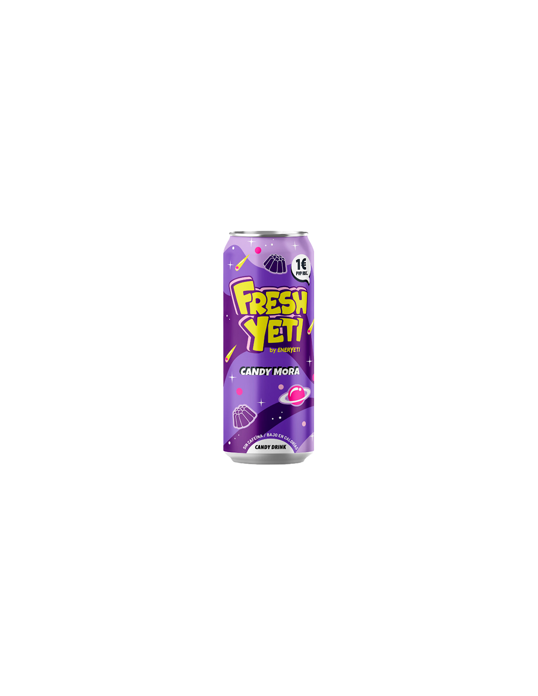 Freshyeti Candy Mora 500ml Marcado 1€-Distribución Mayorista
