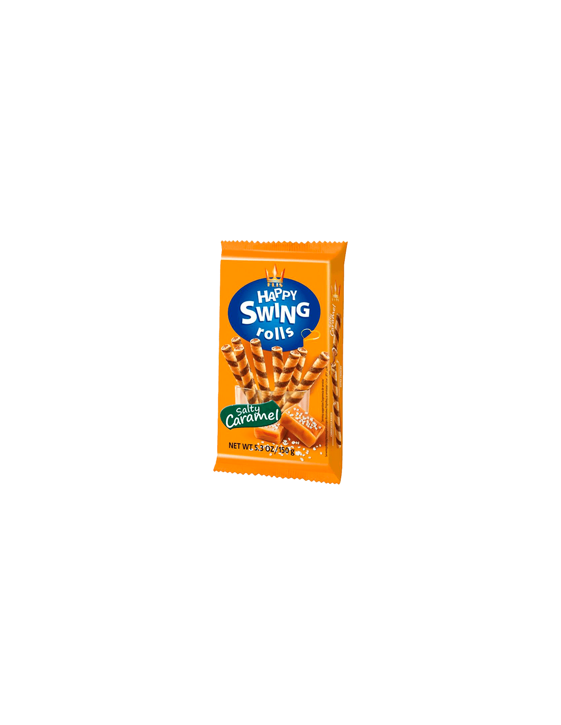 Tubitos Rellenos Caramelo 150G-Distribución Mayorista