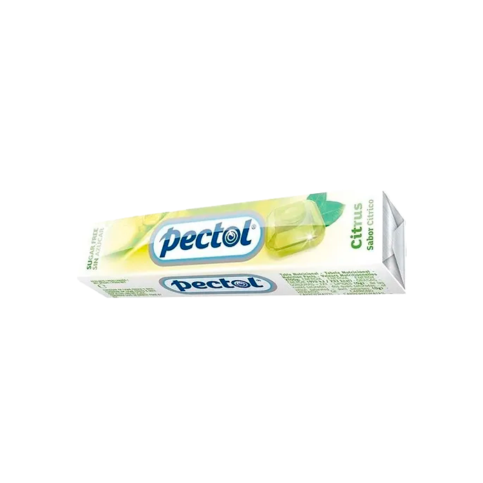 Pectol Cítrico Caramelo Sin Azúcar 20 paquetes