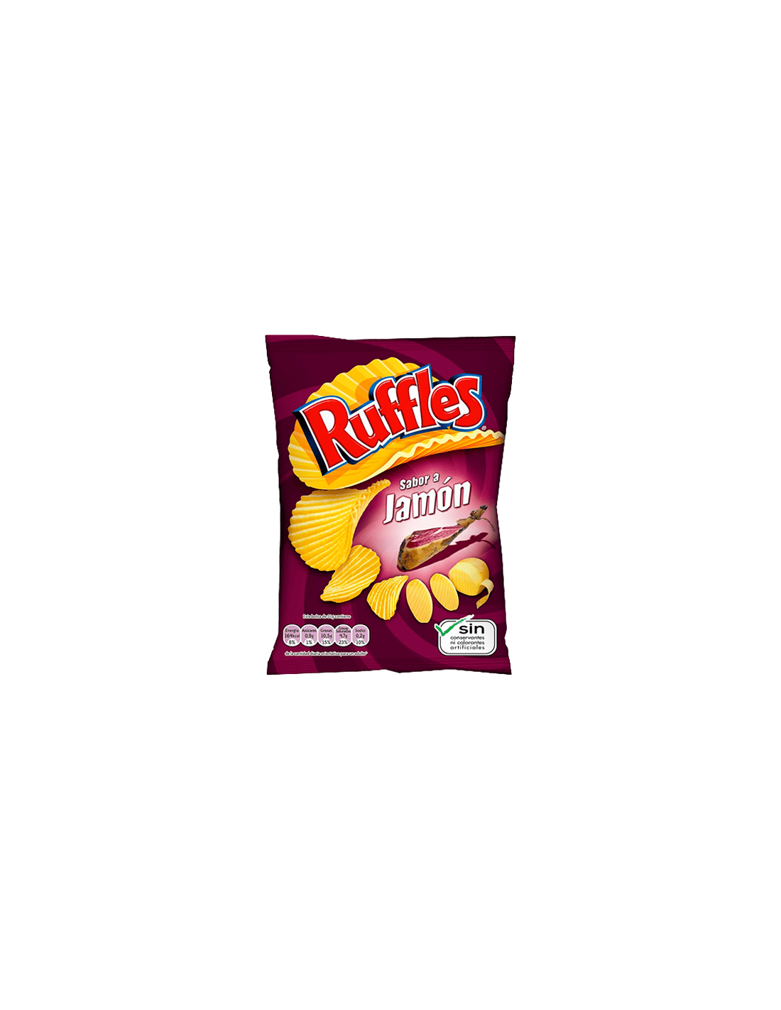 Ruffles Jamón 45g-Distribución Mayorista