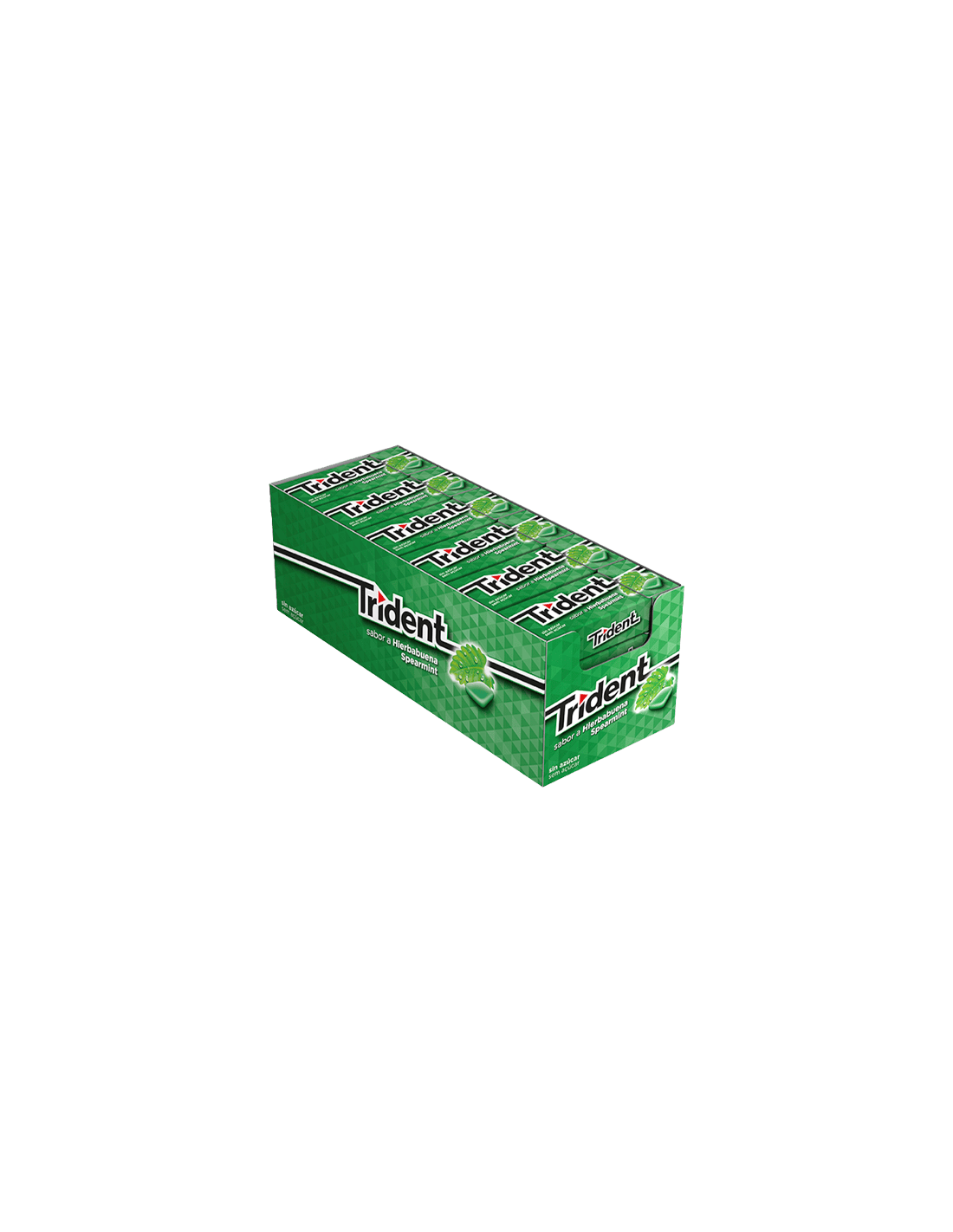 Trident Dragee Spearmint 14g - Distribución Mayorista