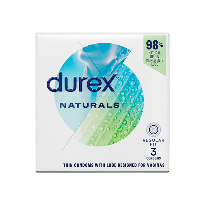 Durex Naturals 3uds - Distribución Mayorista