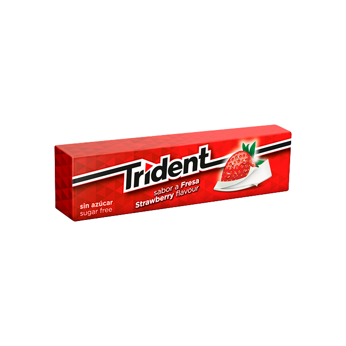 Trident Folie Erdbeere 13,5g - Distribución Mayorista