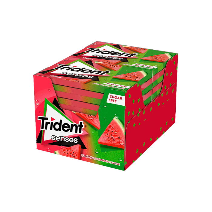 Trident Senses Melancia - Distribución Mayorista