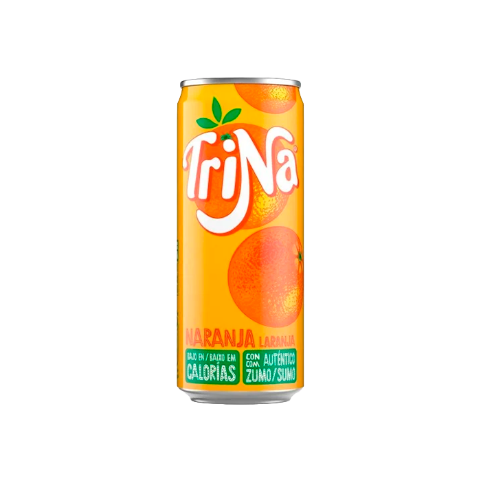 Trina Naranja Sleek 330ml-Distribución Mayorista