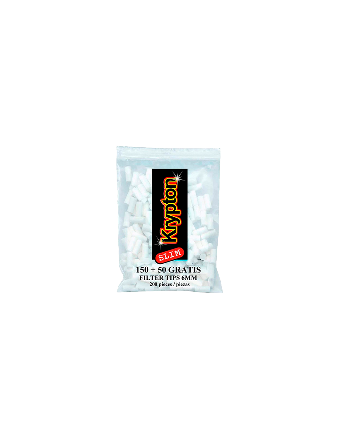 Filtros Krypton 6mm 200 uds-Distribución Mayorista