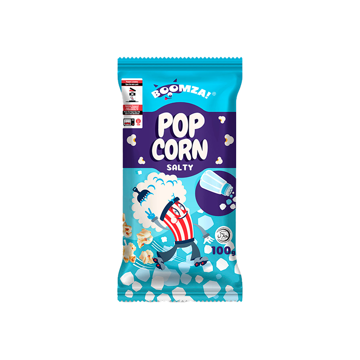 Boomza Popcorn Sal 100g - Distribución Mayorista