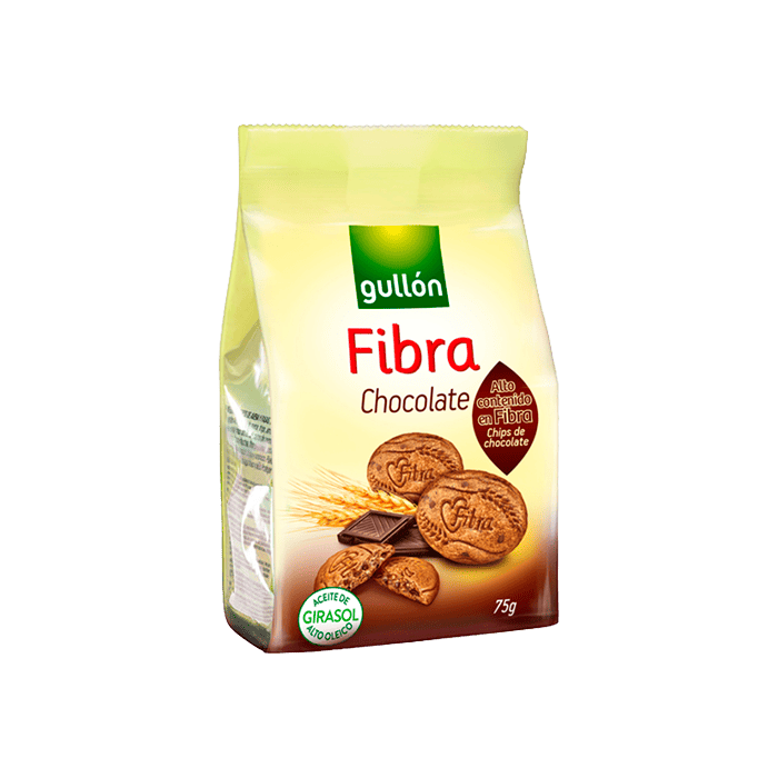 Gullón Fibra Chocolate 75g - Distribución Mayorista