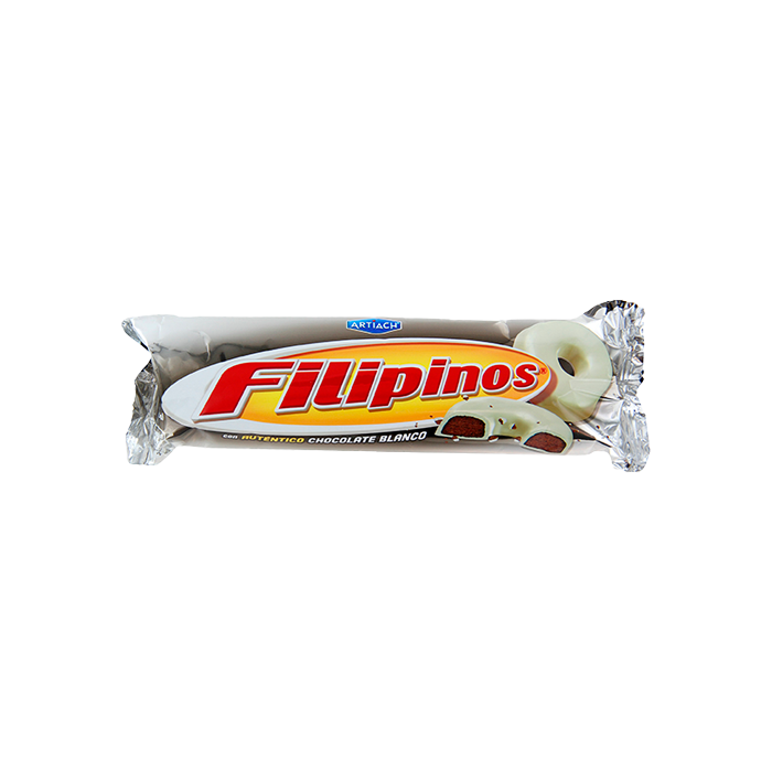 Filipinos brancos 75g-Distribución Mayorista
