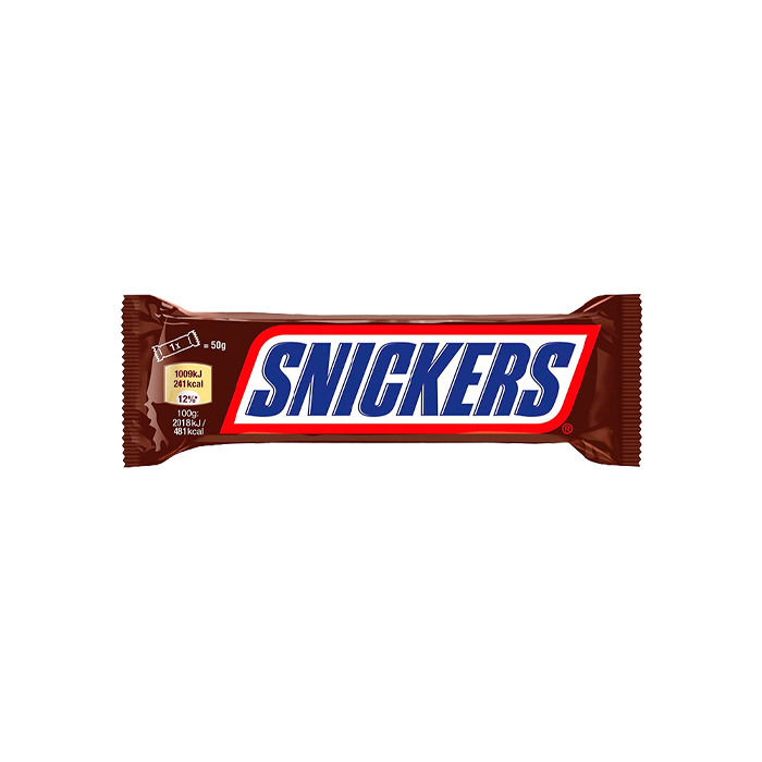 Snickers 50g-Distribución Mayorista