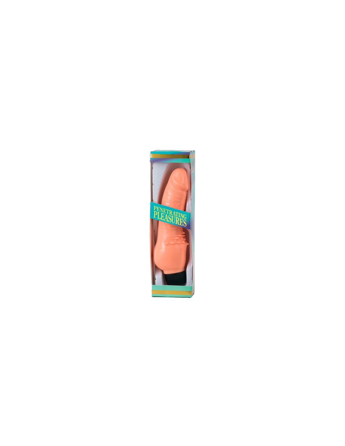Vibrador Estriado Penetrating Pleasures Carne-Distribución Mayorista
