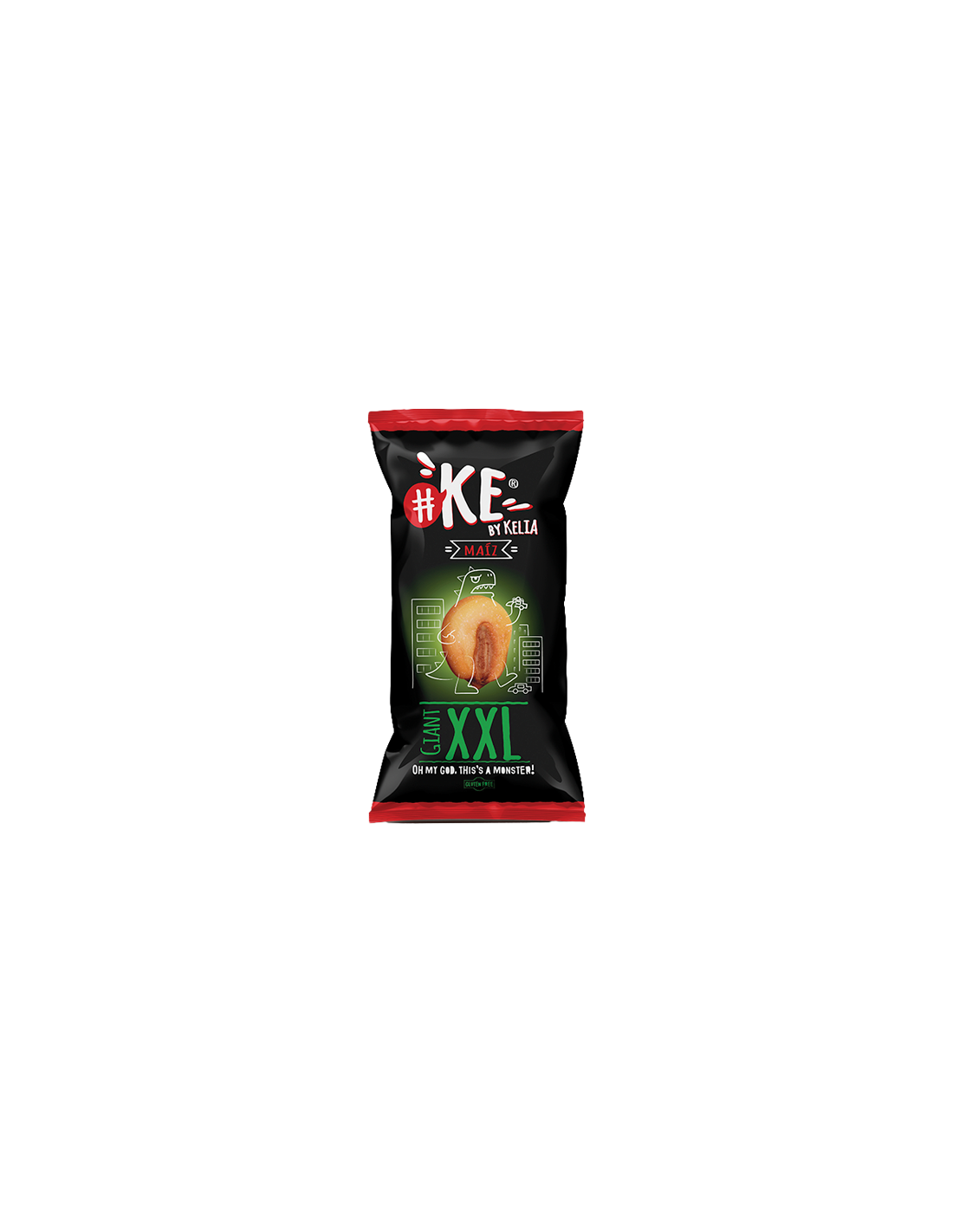 KE Maíz Gig XL Frito con Sal 94g Kelia R6-Distribución Mayorista