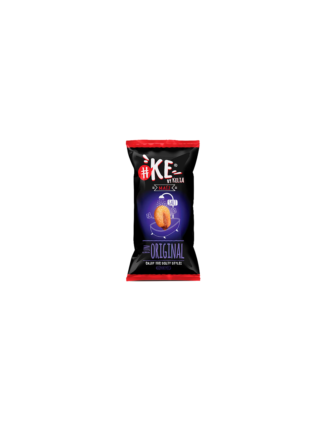 KE Maíz Frito con Sal 34g Kelia R2-Distribución Mayorista