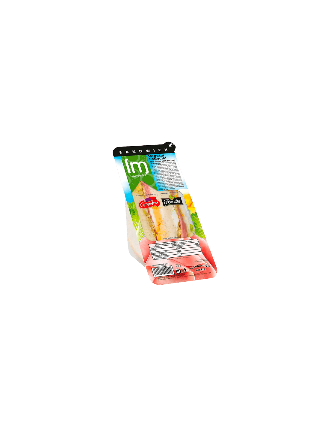Sandwich Vegetal con York 150g - Distribución Mayorista