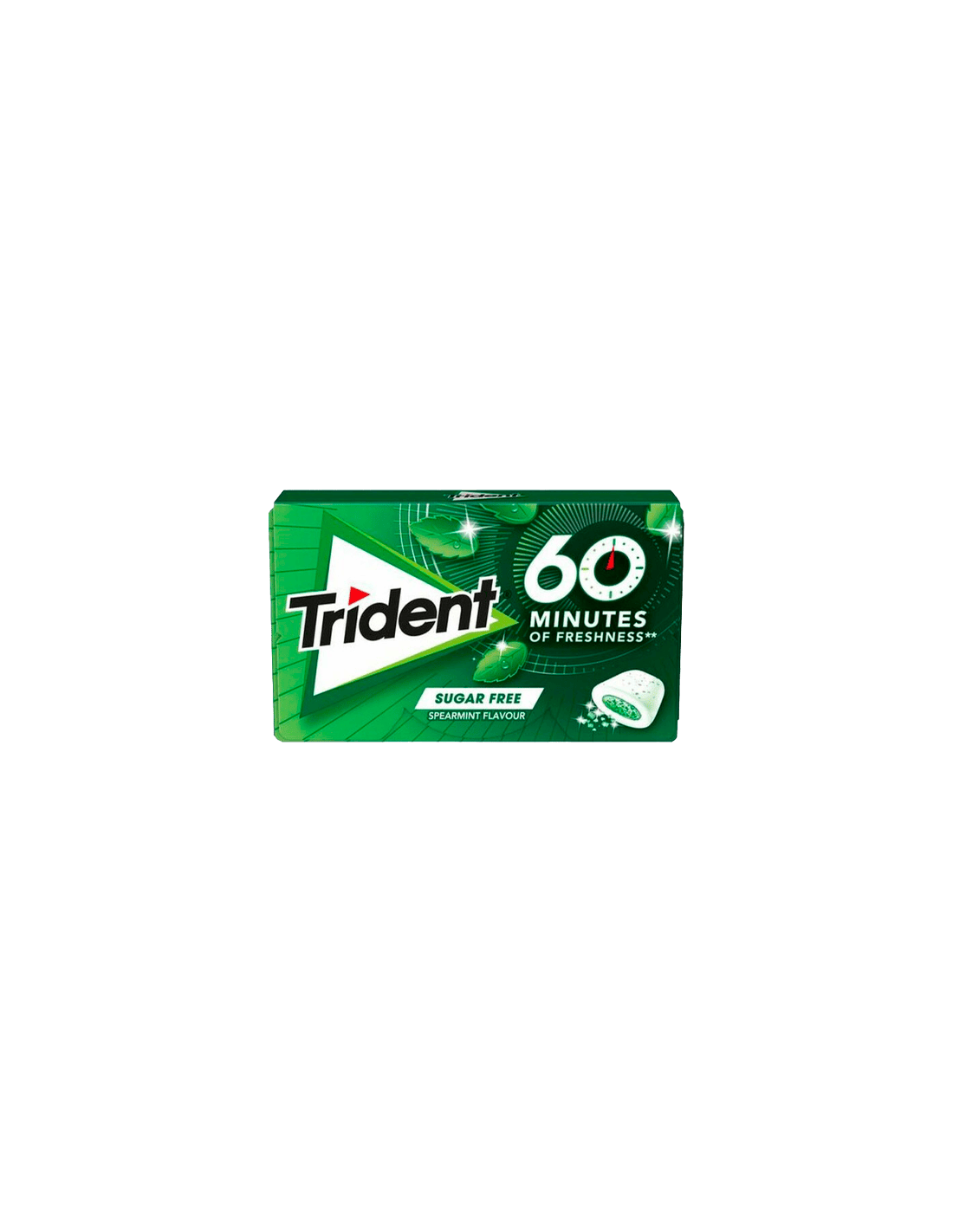 Trident 60 Minutes Spearmint 22g - Distribución Mayorista
