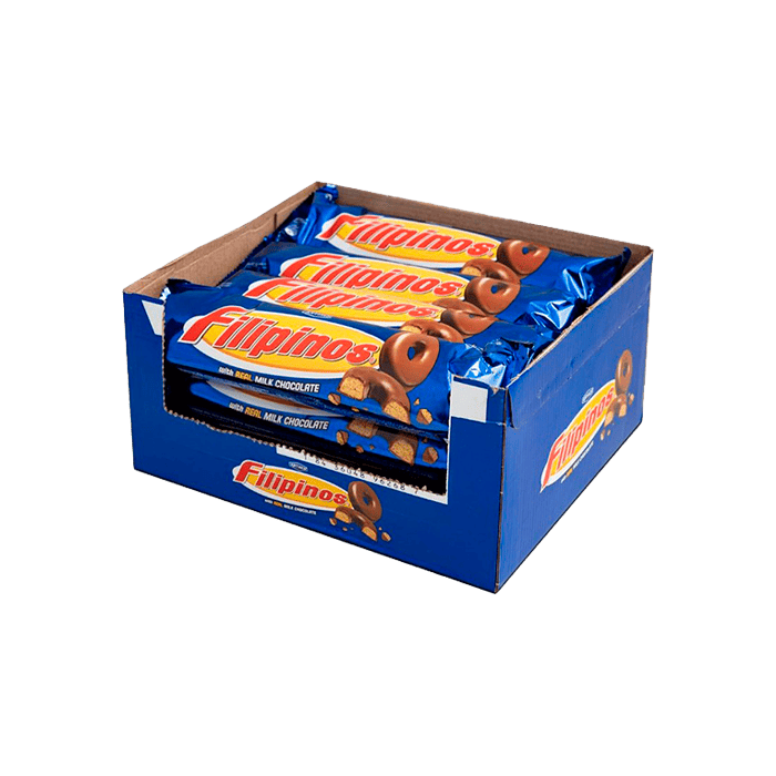 Filipinos Milk Chocolate 128g-Distribución Mayorista