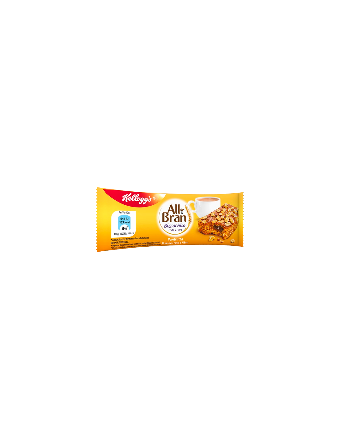 Allbran Biskuit Frucht und Faser 40g kelloggs-Distribución Mayorista
