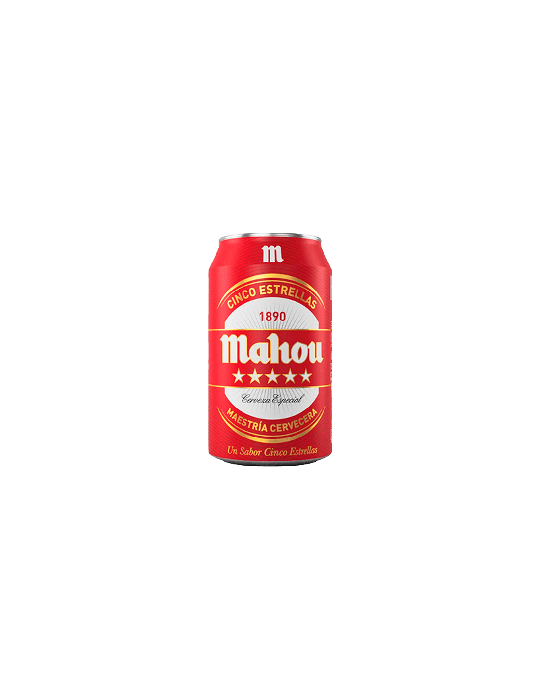 Cerveza Mahou 5 Estrellas 330ml-Distribución Mayorista