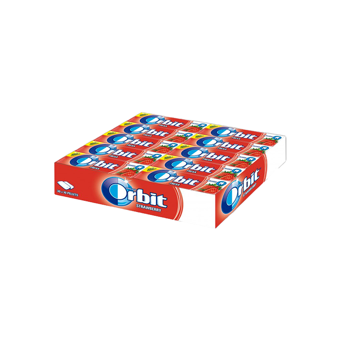 Orbit Dragee Strawberry 14g Importation - Distribución Mayorista