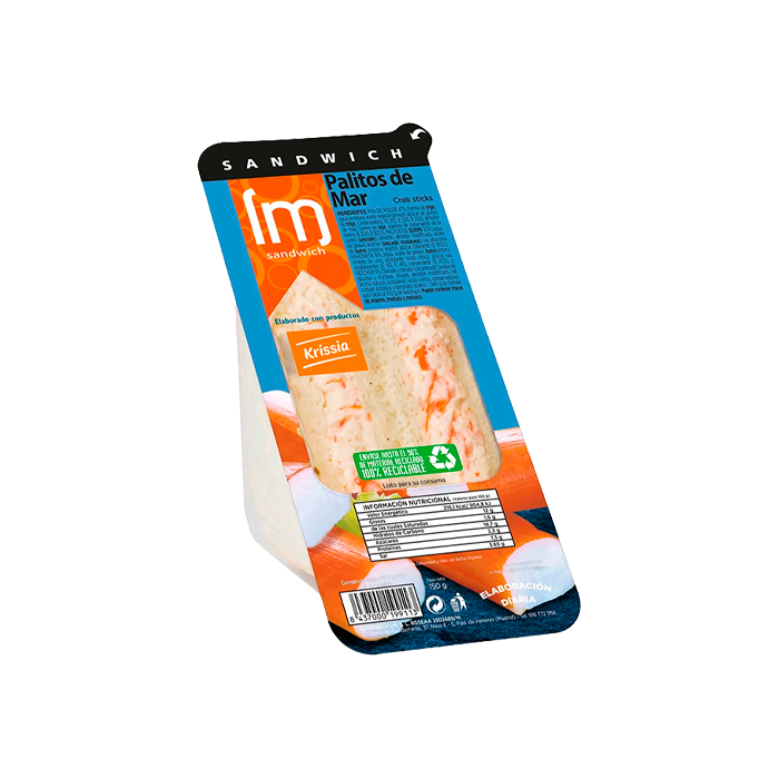 Sandwich Palitos de Mar 150g - Distribución Mayorista