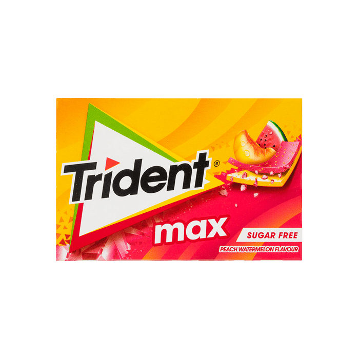 Trident Max Strip Peach/Watermelon-Distribución Mayorista