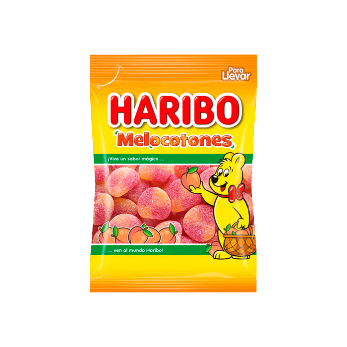 Gominolas Melocotones 100g Haribo-Distribución Mayorista