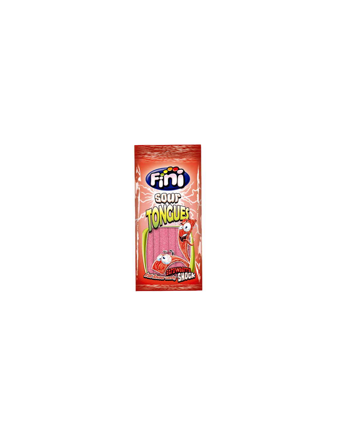 Lenguas Fresa 90g Fini-Distribución Mayorista