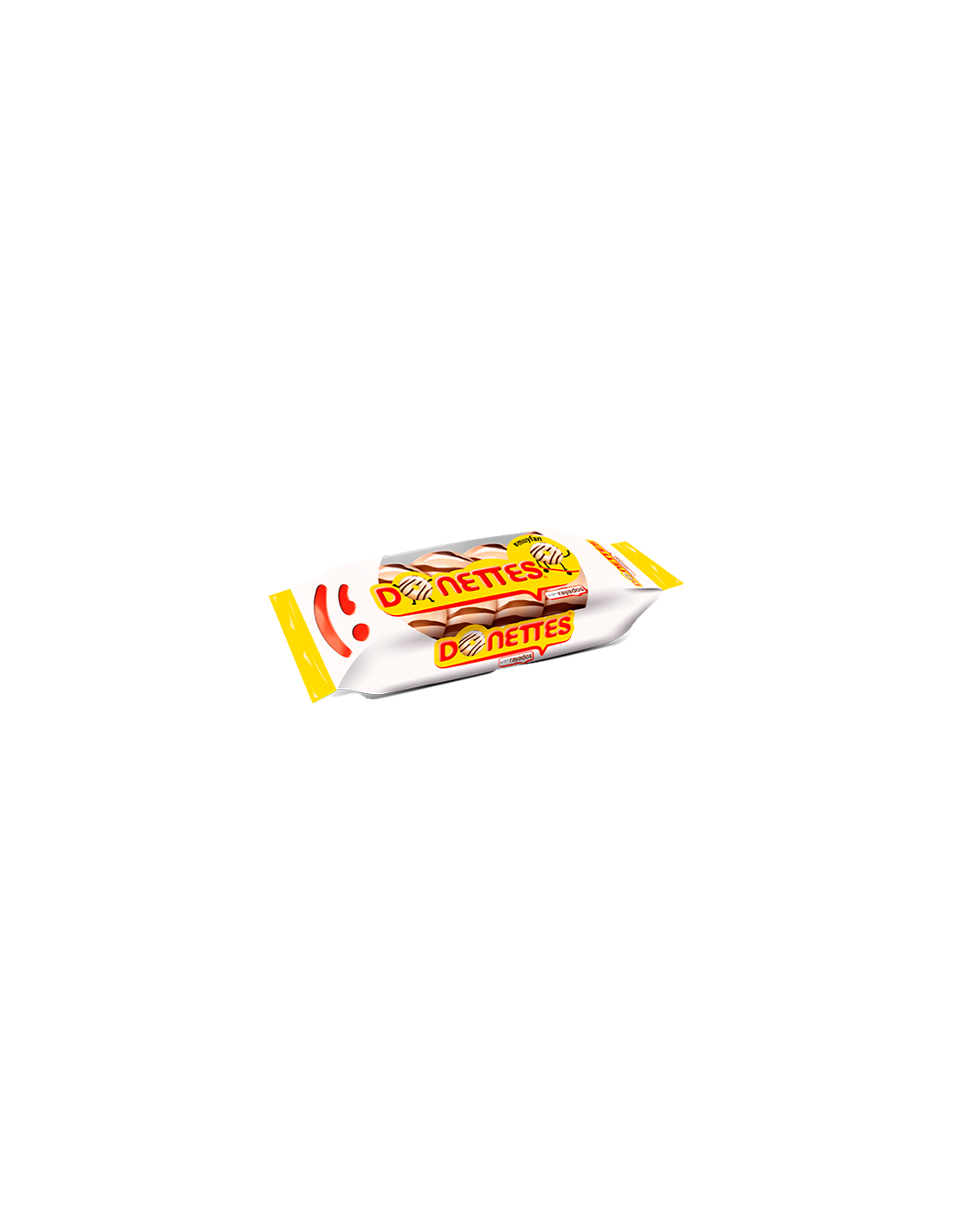 Donettes Blancos Rayados 105g Donuts-Distribución Mayorista