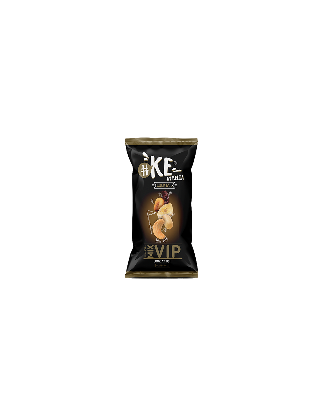 Kemix Vip Cocktail Frutos Secos sin Cáscara 35g Kelia R2-Distribución Mayorista