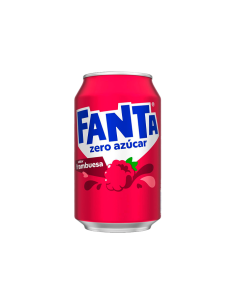 Fanta Frambuesa zero azúcar 330ml - Distribución Mayorista