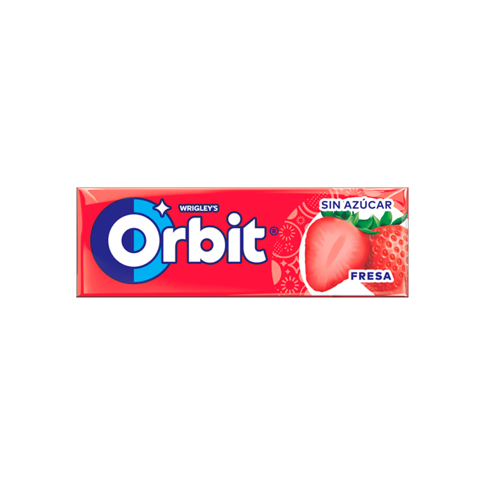 Orbit Dragee Strawberry 14g National - Distribución Mayorista