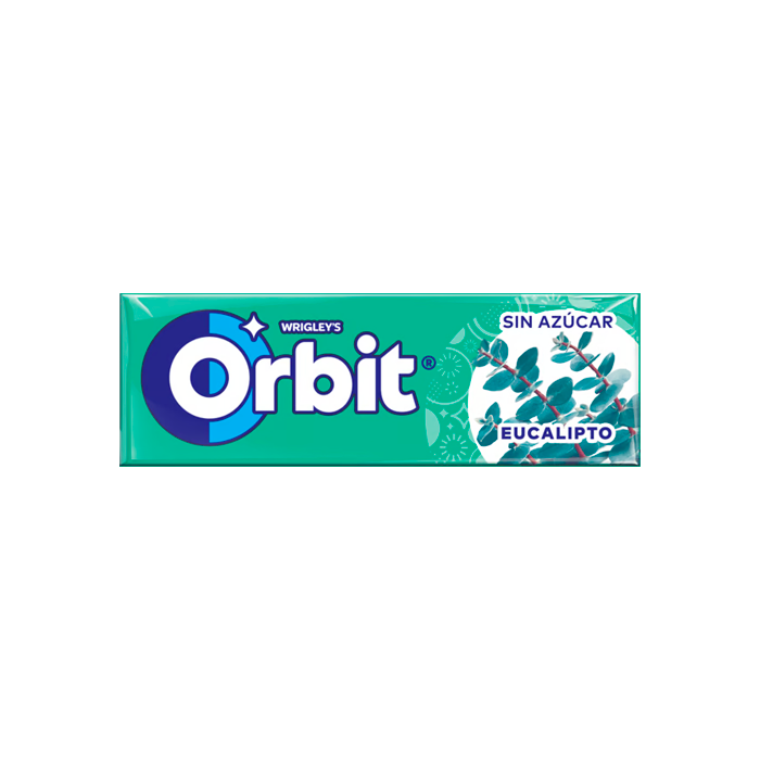 Orbit Drageia Eucalipto 14g - Distribución Mayorista